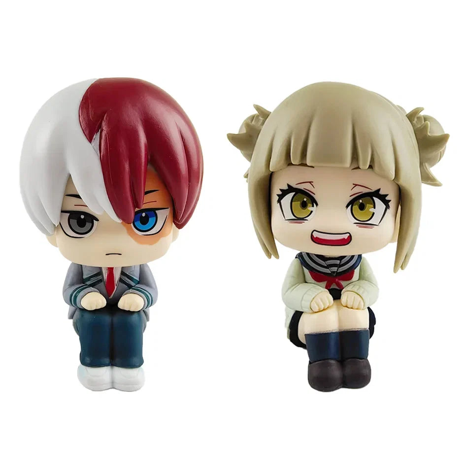 10cm Boku no Hero Academia Anime Figure Midoriya Izuku Action Figure Bakugo Katsuki/Todoroki Shoto Figurine PVC Collection Toys