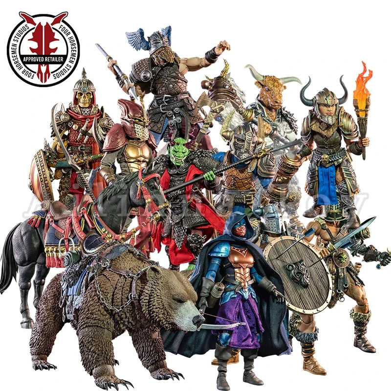 [Pre-Order]Four Horsemen Studio Mythic Legions 1/12 6inches Action Figure Rising Sons Anime ToY