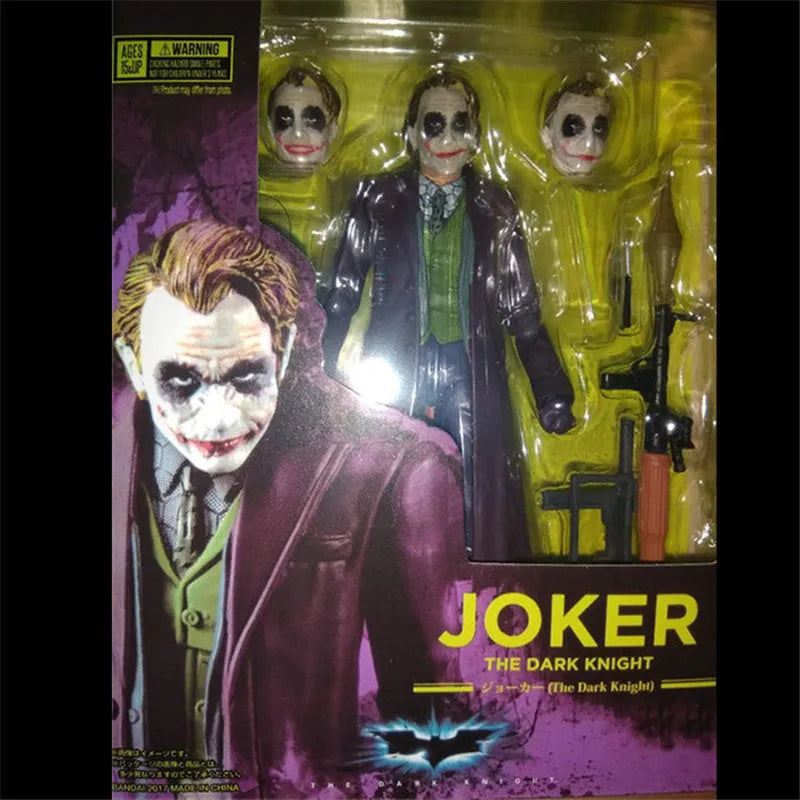 Movie The Dark Knight Rises Joker Joint Mobility Action Figures Desk Decor Toys Doll Collection Gifts Boxed Pvc Model Statue