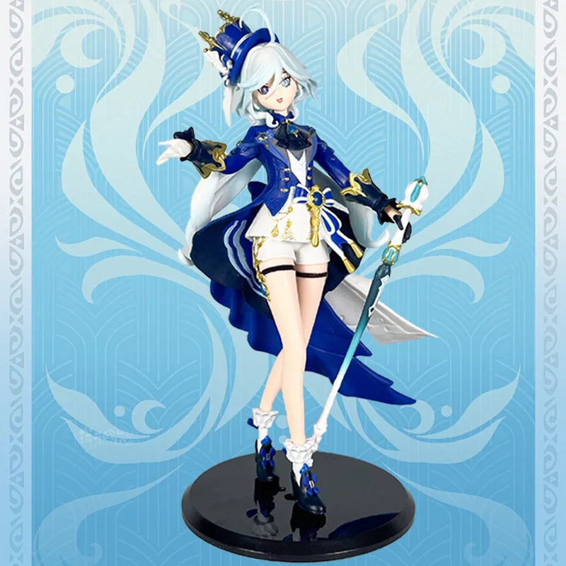 Anime Furina Anime Figure Genshin Impact Figurine PVC Standing Posture Collect Model Toy Doll Gift