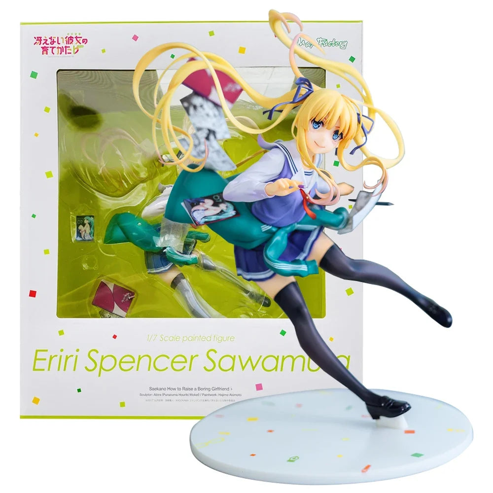 28CM Saenai Heroine no Sodatekata ♭ Sawamura Spencer Eriri Figure 1/7 Animation Model Toy Collection Gift Action Figure PVC