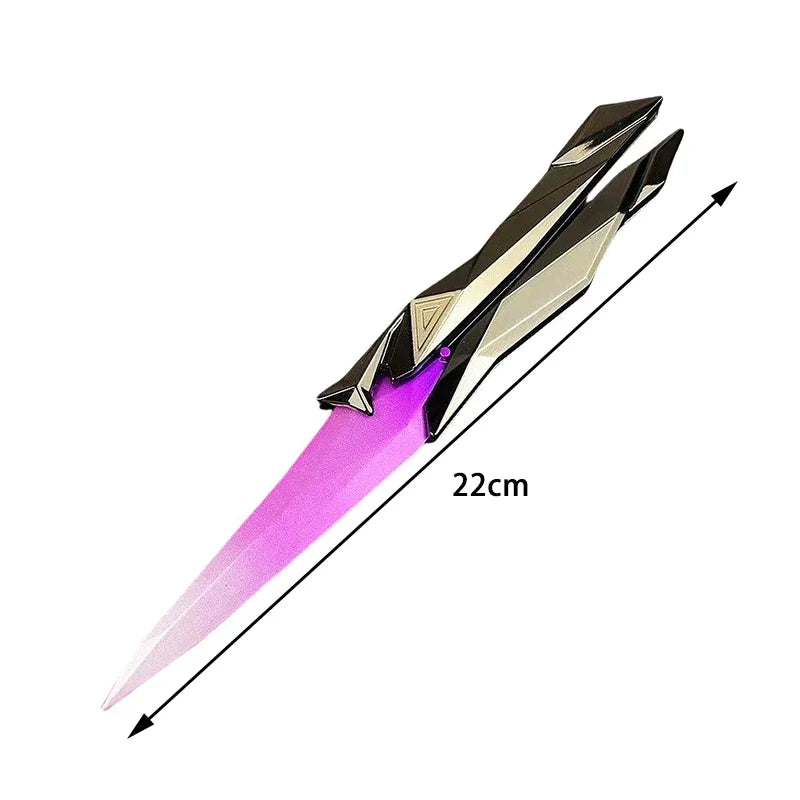 Tactical Shooter Foldable Butterfly Blade 3D Engraved Collectible Weapon Portable Melee Gear For Cosplay/Gaming Accesso