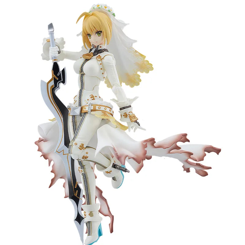 GSC Original Figma Fate/Grand Order Nero Claudius Anime Action Figures Toys for Boys Christmas Gift Collectible Model Ornaments
