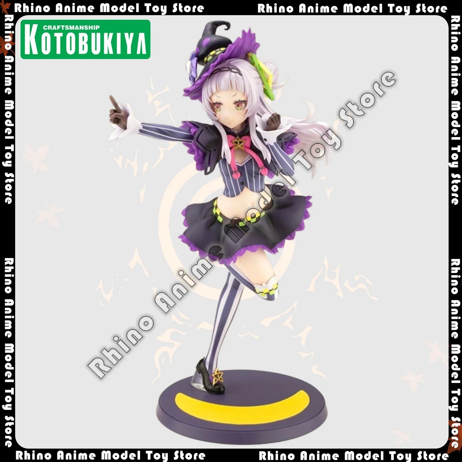 In Stock Original Kotobukiya 1/7 Hololive Murasaki Shion Anime Figure24cm Japanese PVC Statue Collection Model Toy Gift for Fans