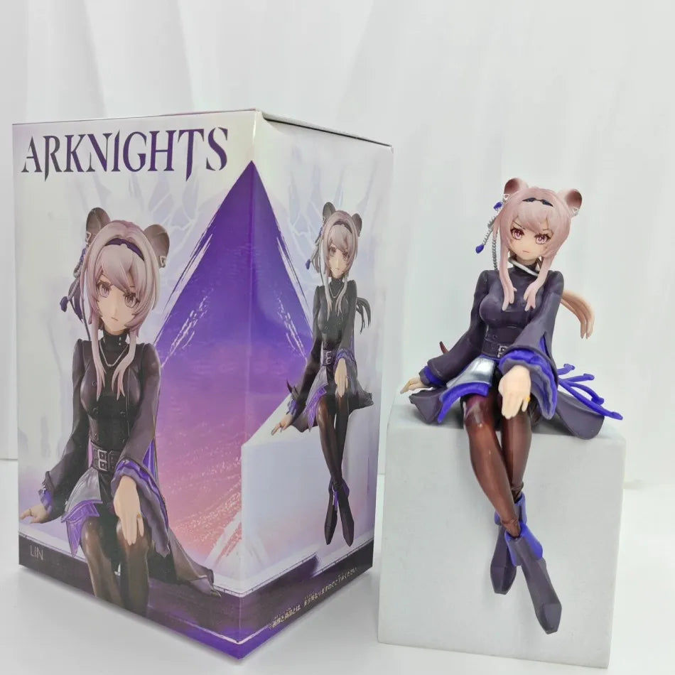 Newest  Arknights Lin Anime Figure Original Bishoujo Ornament Collectible Model Toy 14cm Doll Model decoration brithday gift