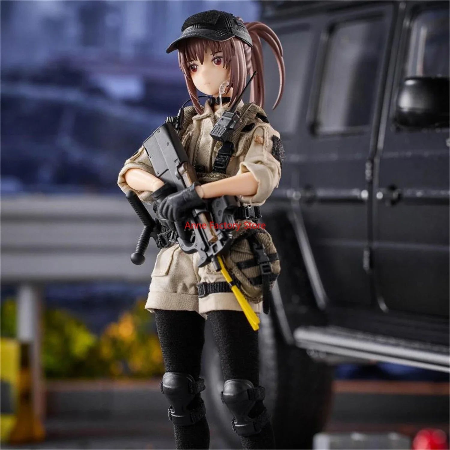 【IN STOCK 】Original HASUKI IZUMIHAISE 1/12 Pocket Art The Sixth Bullet Mobile Suit Girl PVC Action Figure