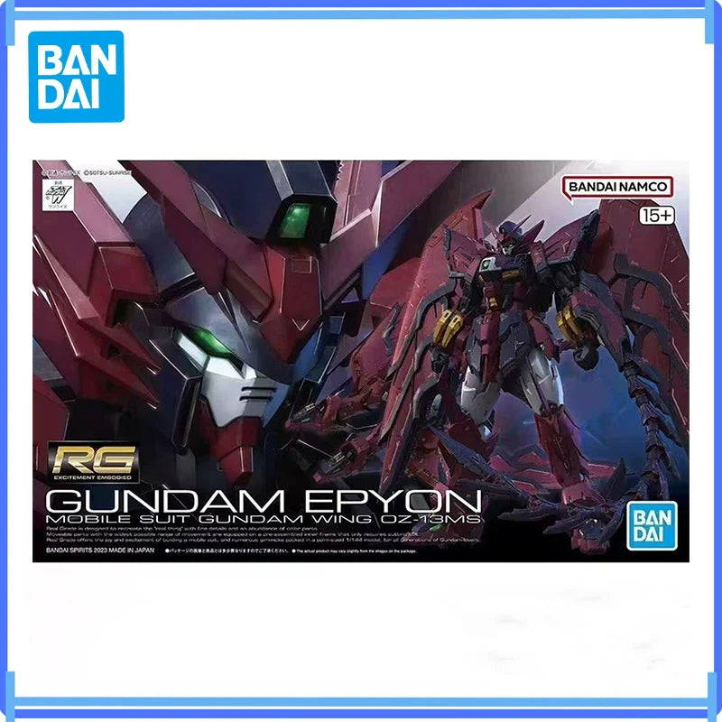 Auf Lager Bandai Rg Gundam Epyon Actionfigur Anime Mobile Suit Gundam Wing Oz-13Ms Bausatz Modell Boxed Spielzeug Geschenke