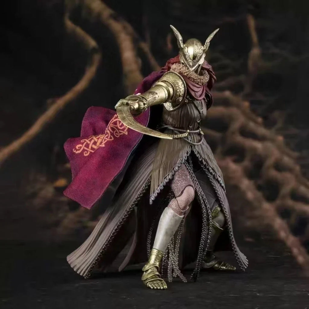 New Elden Ring Malenia Blade of Miquella Valkyrie Malenia Goddess of Rot Ko SHF Anime Action Figure Model Kids Toys Gifts