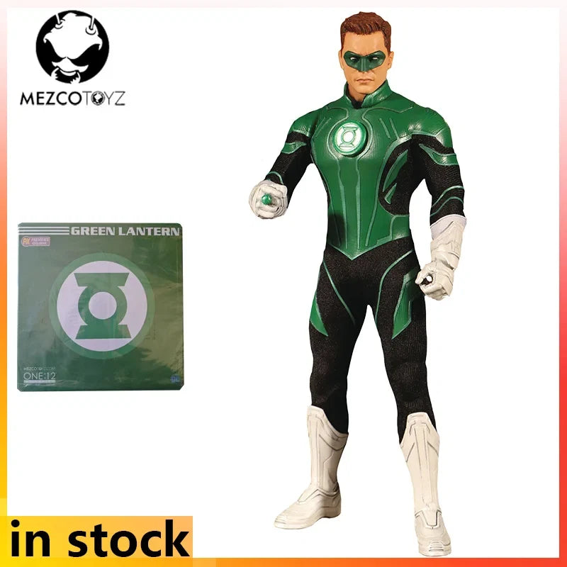Mezco Toyz Original 1/12 Movable Doll Collective Series Comics Green Lantern HAL Jordan Action Figure Model Toys Gifts for Boys