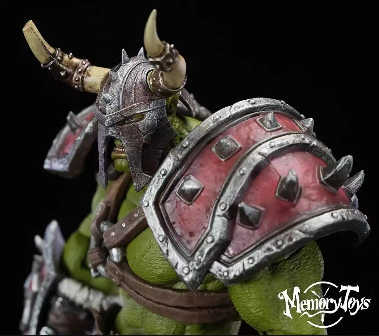 In Stock Blizzard World of Warcraft Round 3 1/12 Horde Orc Captain Action Figure Toy Collection Gift