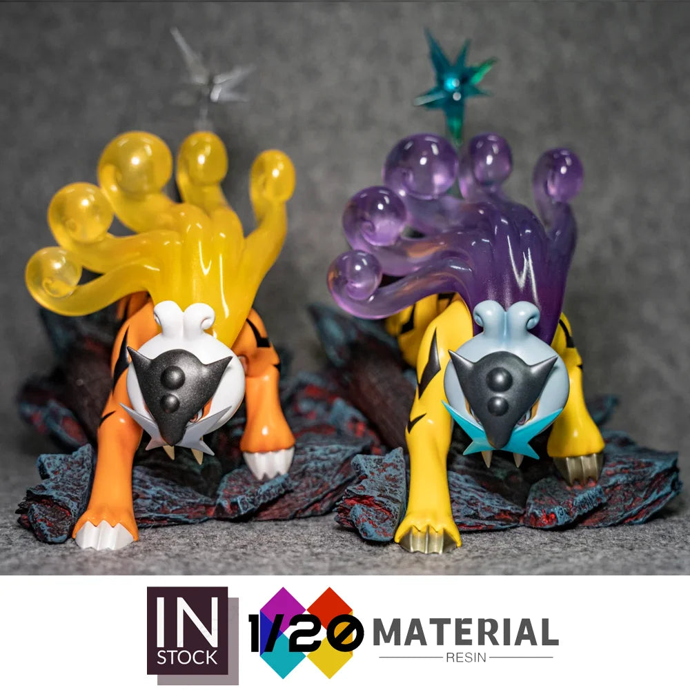 [In Stock]1/20 Resin Scale World [PALLET TOWN] - Suicune & Entei[Split RE-MENT]