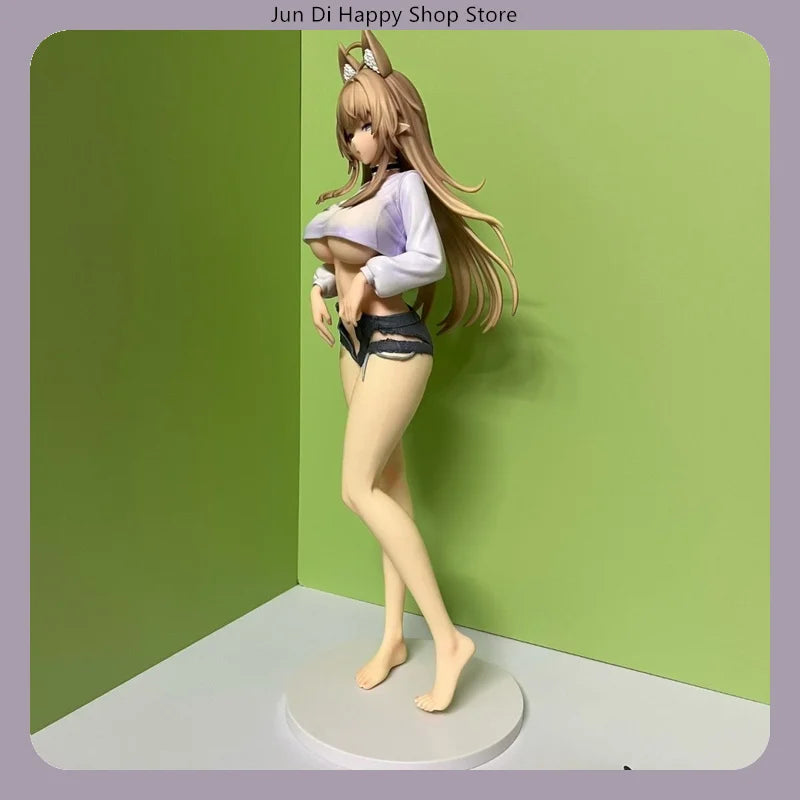 45cm Elf Girl Bunny Girl Standing Pose Anime Figure Model Statue Collection Desktop Decoration Ornament Toy Gift for Fans