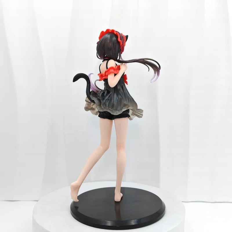 New Product Date A Live Handmade Action Figure Tokisaki Kurumi Pajamas Beautiful Girl Anime Peripheral Desktop Accessories