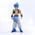 32CM Dragon Ball Super Gogeta Super Saiyan Blue Hair Standing Large Model Toy Gift Ornament Aciton Figure Collectible Doll PVC