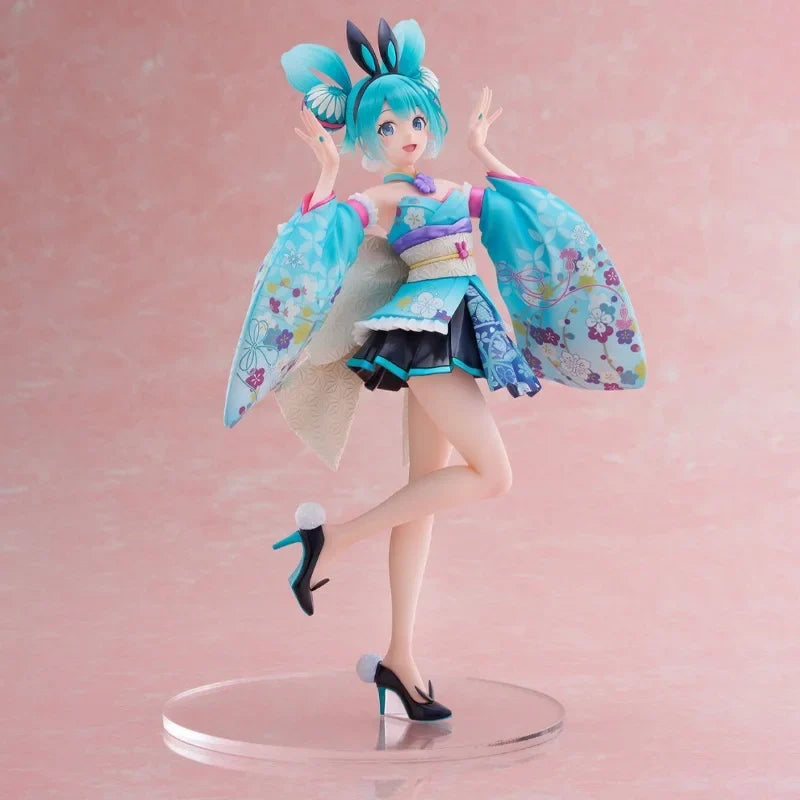FuRyu Original Genuine Vocaloid Piapro Characters Hatsune Miku F:Nex 1/7 Wa-Bunny 26.5cm Collections Model Toy Figure Anime Gift