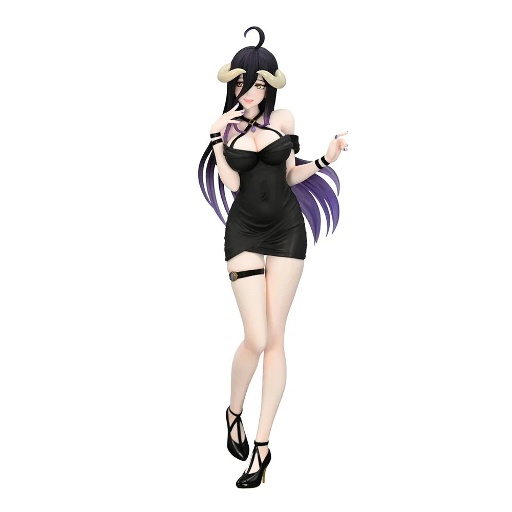 Anime Figure Albedo full dress action figures Abledo Figurine Doll PVC Toy Model desktop decoration Collection Statue Gifts 21cm