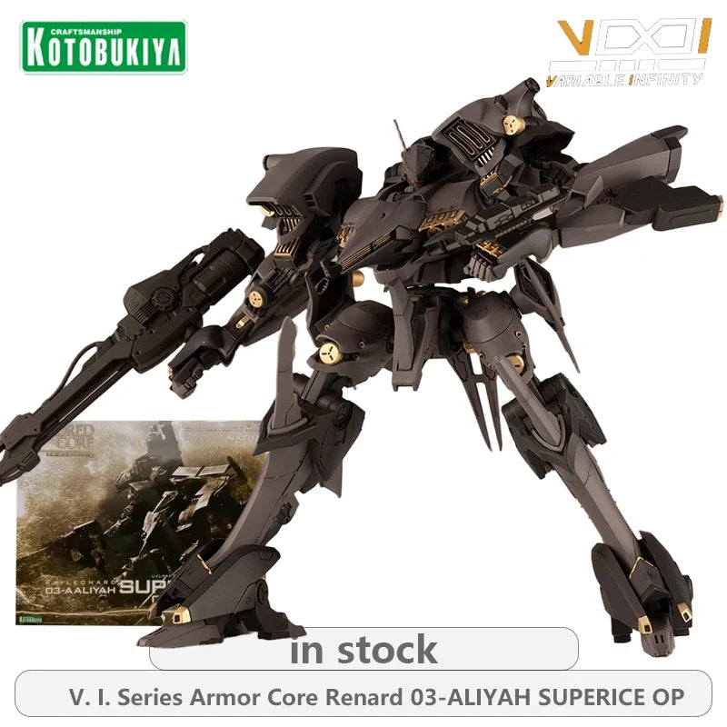 KOTOBUKIYA Original V. I. Series Armor Core Renard 03-ALIYAH SUPERICE OP Anime Action Figure Assembly Model Toys Gifts for Boys