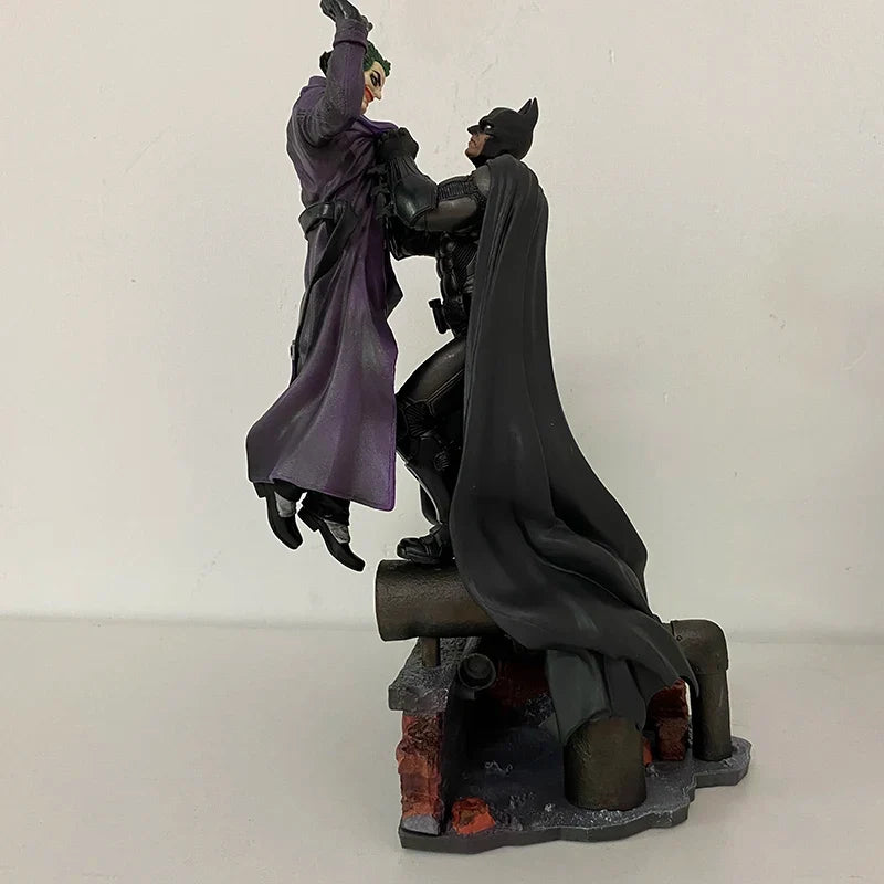 Batman VS Joker Action Figure Arkham Comic Anime Bruce Wayne Joker Figure With Base Big Statue Collection Model Halloween Gifts