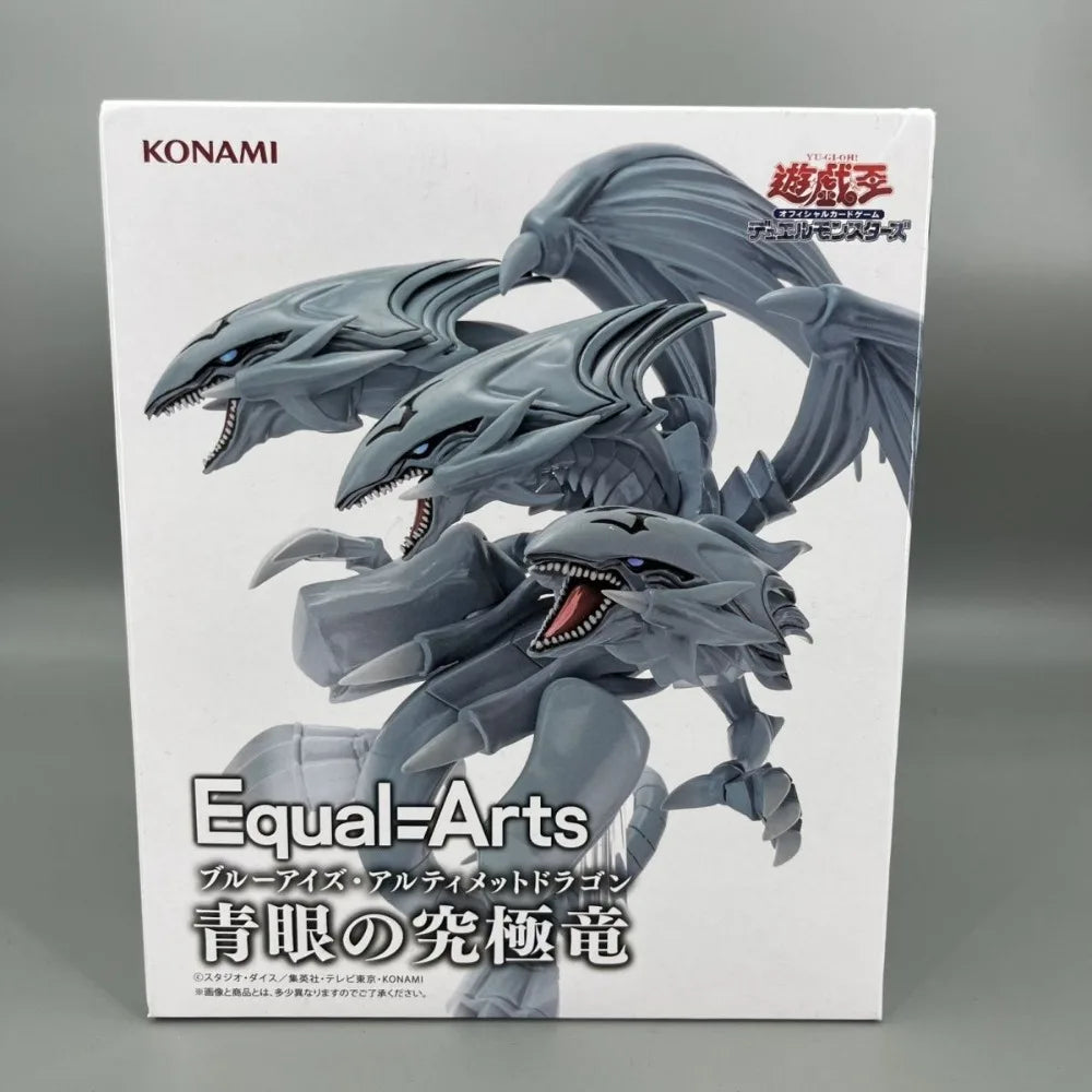 In Stock KONAMI Original Genuine Anime Yu-Gi-Oh! Duel Monsters Blue-Eyes Ultimate Dragon 20cm Collections Model Toy Figures Gift
