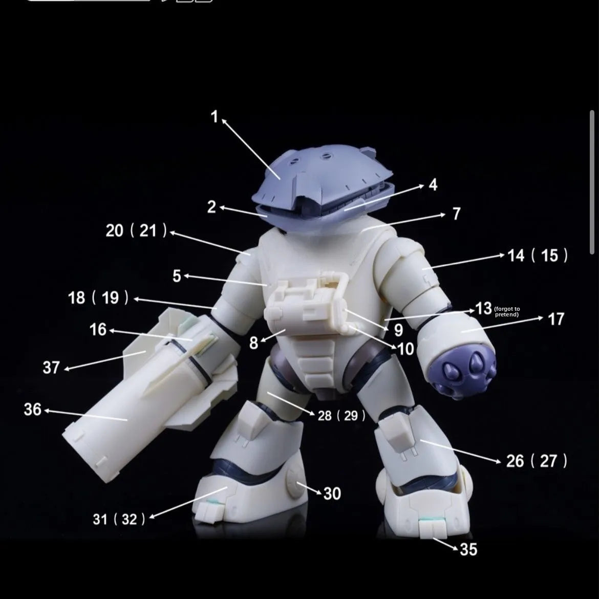 Zizeon Self-Repairing Coloring HG 44 Turtle King GK Kit ible with Gather Model Club Age 5 And above