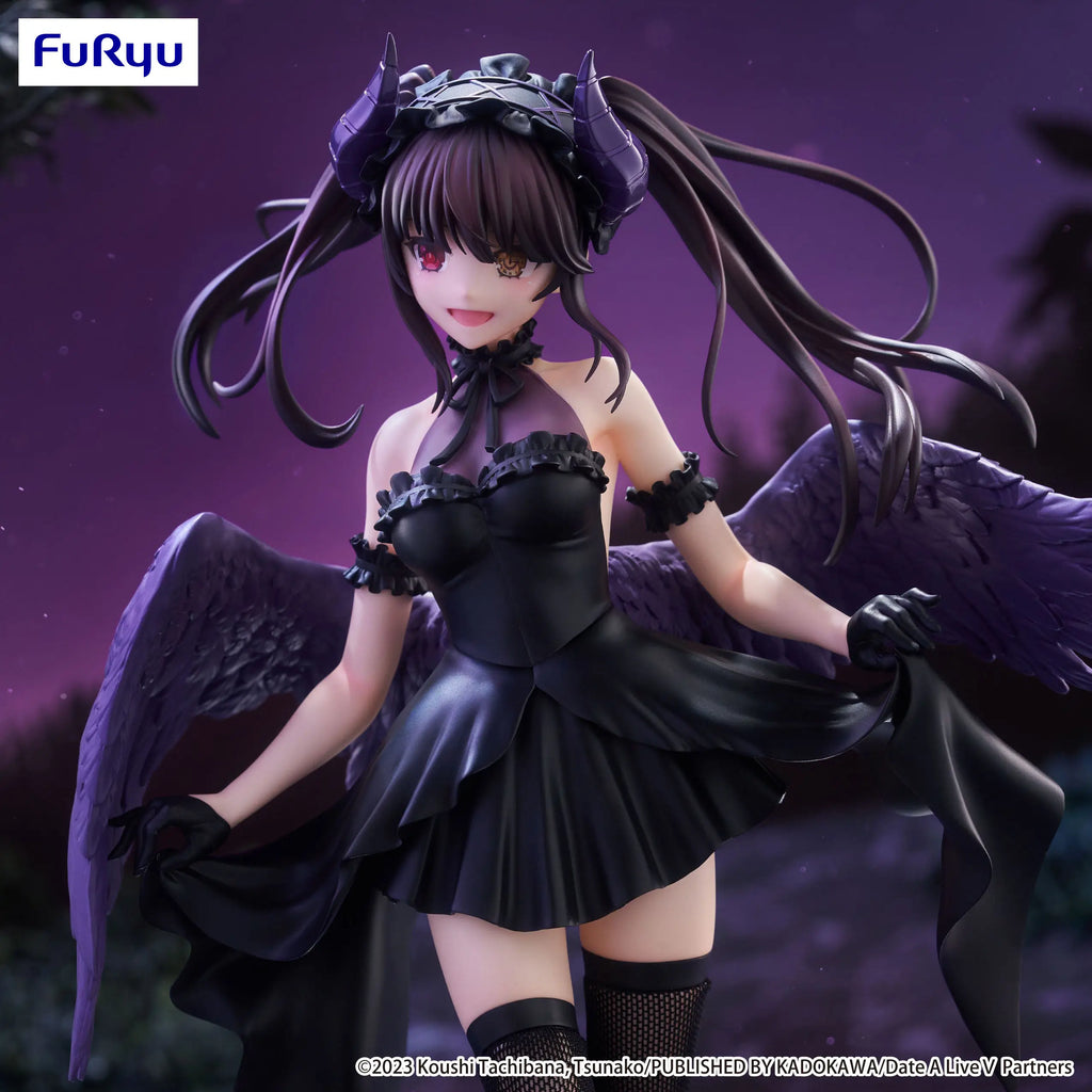 In Stock FuRyu BiCute Dark Tokisaki Kurumi Little Devil Desktop Cute Doll Anime Action Figure Toy Gift Model Collection