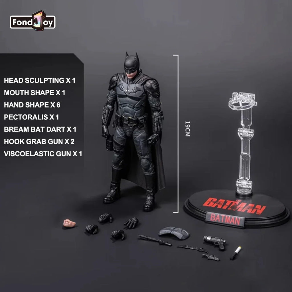 FondJoy The Batman Action Figure 1/9 Justice League Batman Anime Figurine Collection Model Statue Toys
