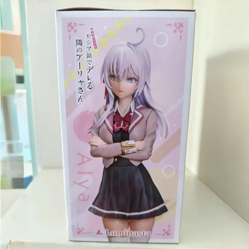 In Stock Original Sega Luminasta Alya Sometimes Hides Her Feelings In Russian Alisa Mikhailova  Anime Figure Action Model Toys