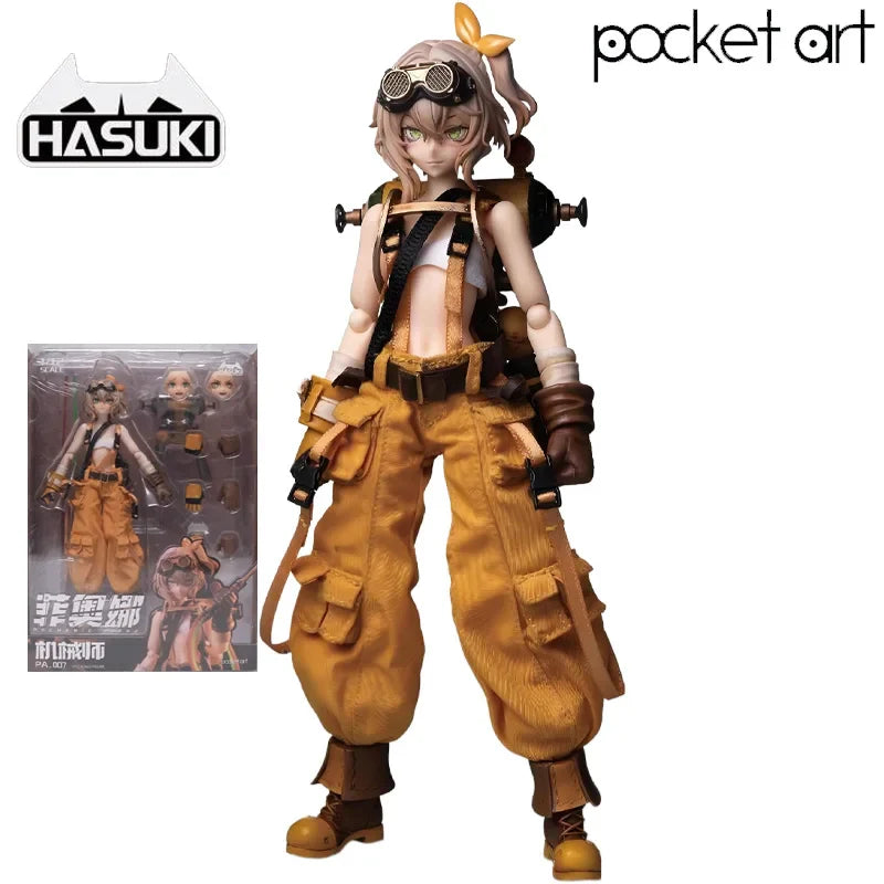 HASUKI Pocket Art Series Modellbausatz | Anime Miniaturfigur Bausatz | DIY Sammlerstück für Bastler & Erwachsene