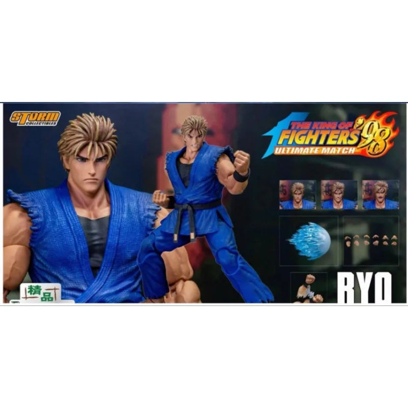 New Storm Toys Original 1/12 KOF King of Fighters 98 Ryo Sakazaki Game Mobile Doll Model Handmade Toy Gift Collection in Stock