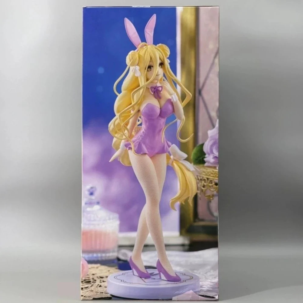 In Stock FuRyu Original Genuine Anime DATE ALIVE IV BiCute Bunnies Figure Hoshimiya Mukuro Pink Ver. 27cm Model Toy Figures Gift