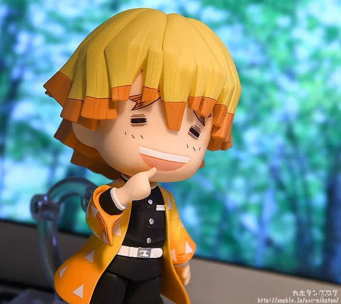GSC Original Nendoroid Series No.1334 Zenitsu Agatsuma Out of Print Peripheral Figure Toys for Boys Gift Collectible Ornaments