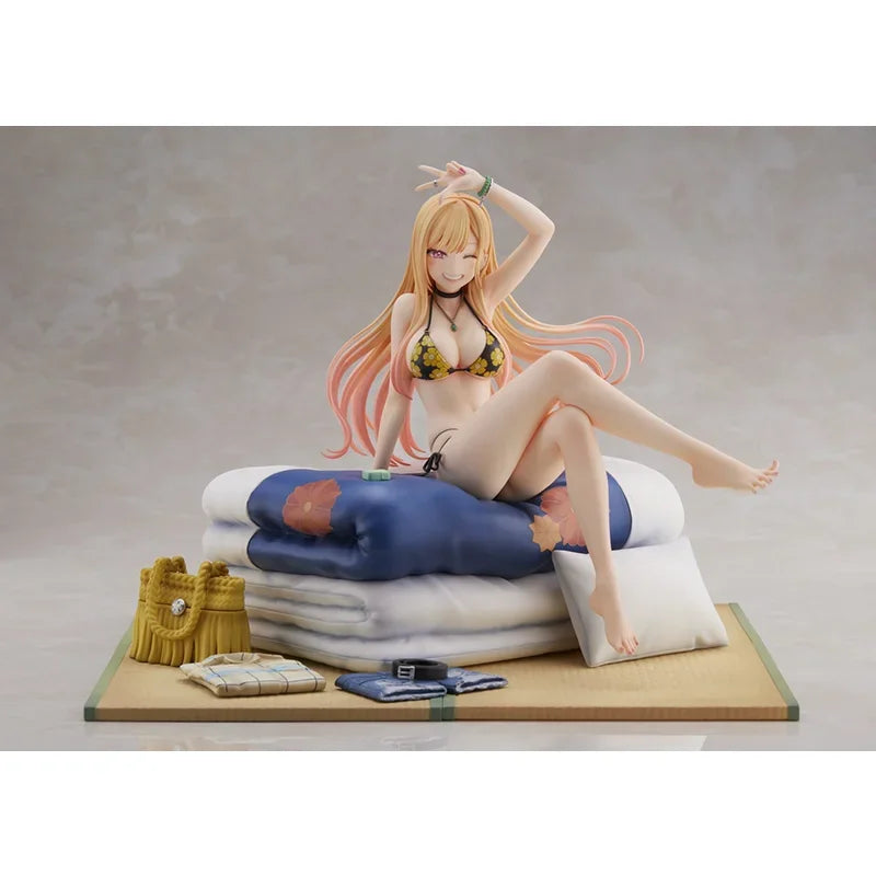 Aniplex Original:Kawaii girl Kitagawa Marin swimsuit 19cm PVC Action Figure Anime Figure Model Toys Figure Collection Doll Gift