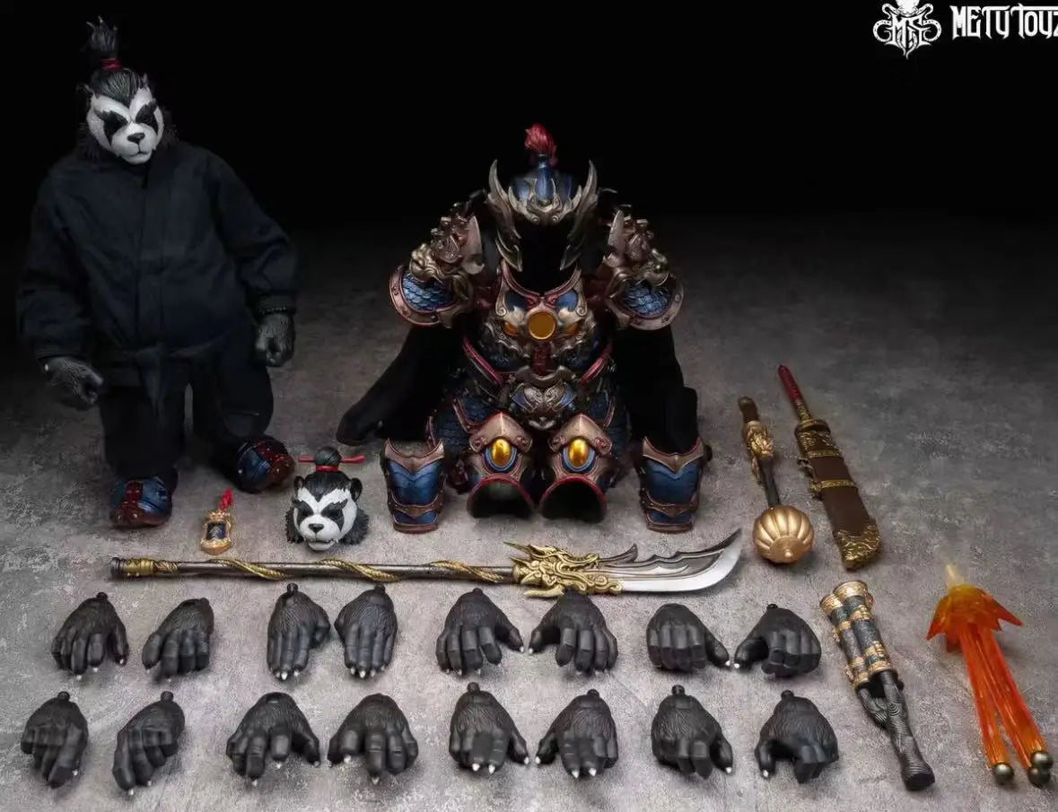In Stock 2025 Limited Edition METYTOYZ Adventurer World Zhennan Cavalry General Pandaman Wu Qinglong Model Figure