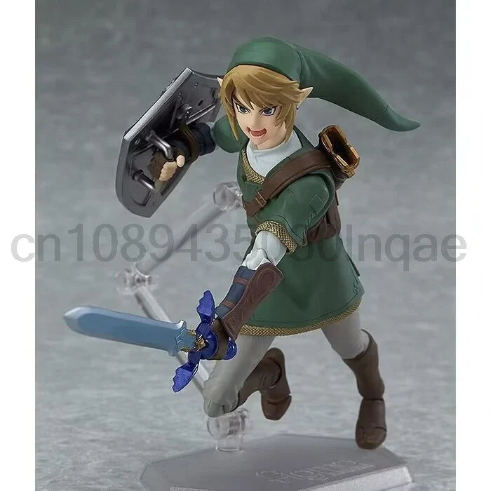 Luxury Skyward Sword Figma 320 Link Zelda Twilight Princess DX Ver. Breath Of The Wild Action Figure Model Toys Joint Movable