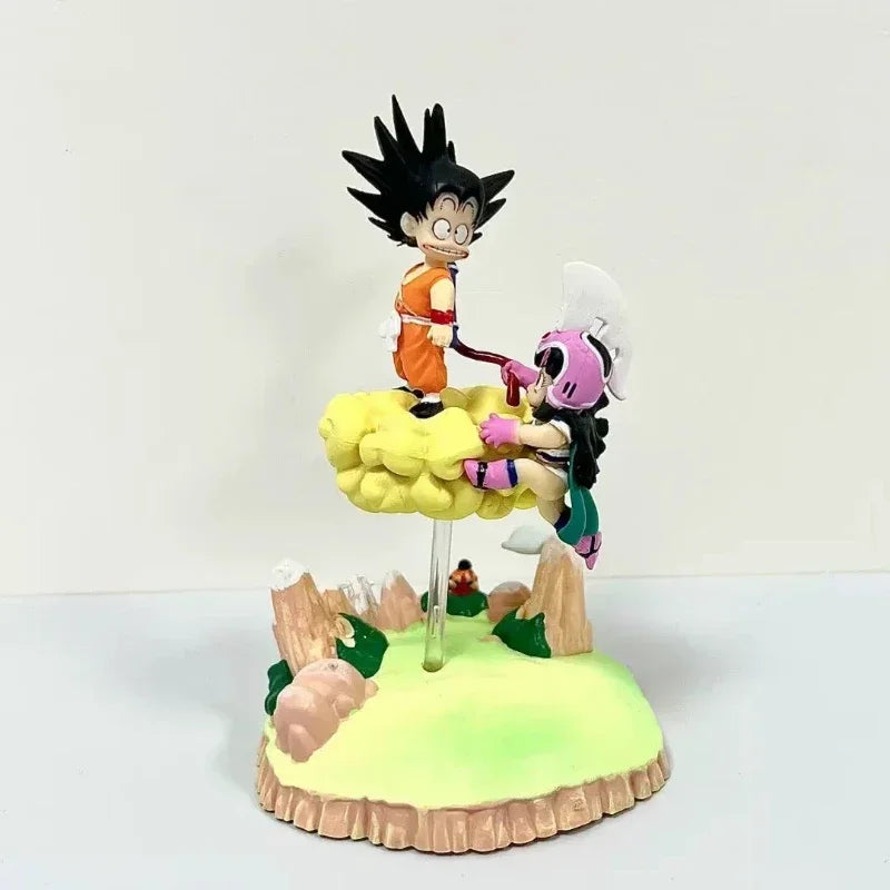 Anime Dragon Ball Z Cloud Goku Kids Figures Krillin Shark Egg Buu Gotenks Trunks Action Figures Babidi Q version PVC Model Toys