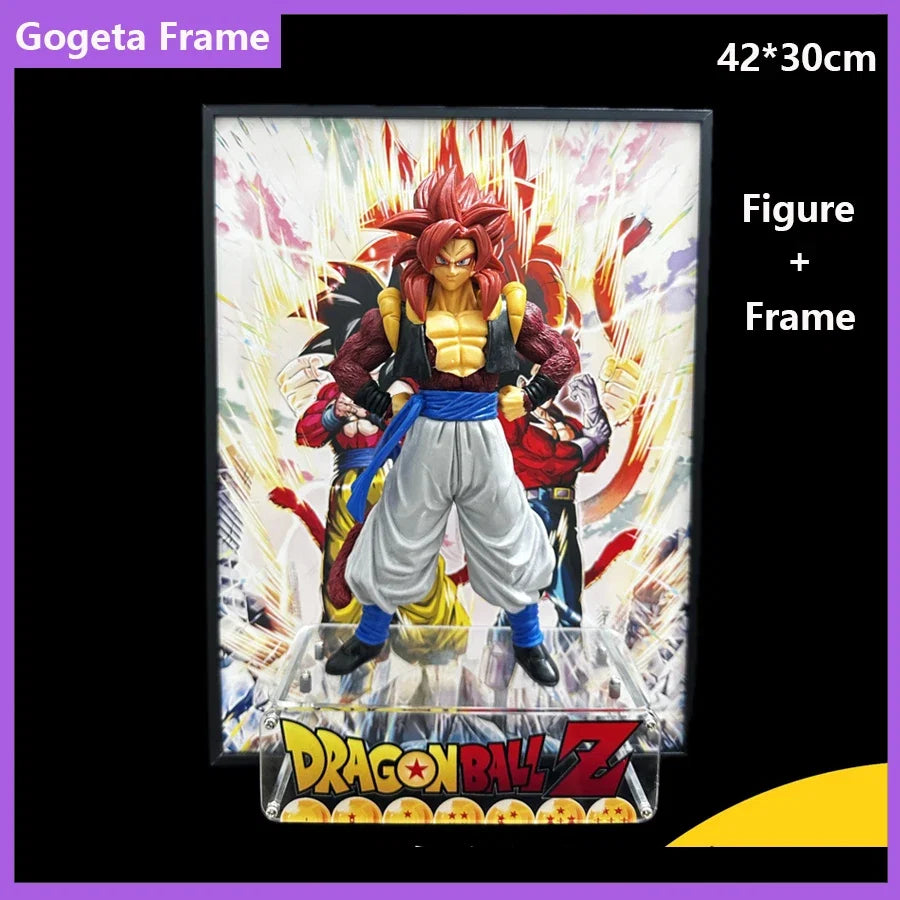 40*30CM Dragon Ball Gogeta Goku Figure Poster Painting Room Home Picture Decor Gifts Prints Decoration Painting Poster Cartoon