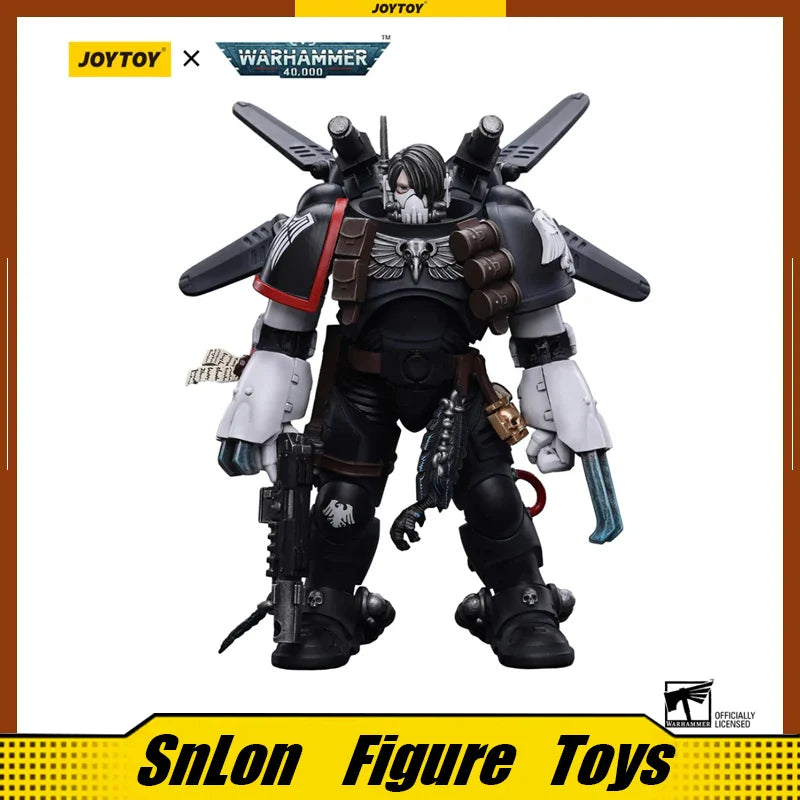 JOYTOY Warhammer 40k 1:18 Actionfiguren Raven Guard Chapter Master Kayvaan Shrike Modell Spielzeug Geschenk