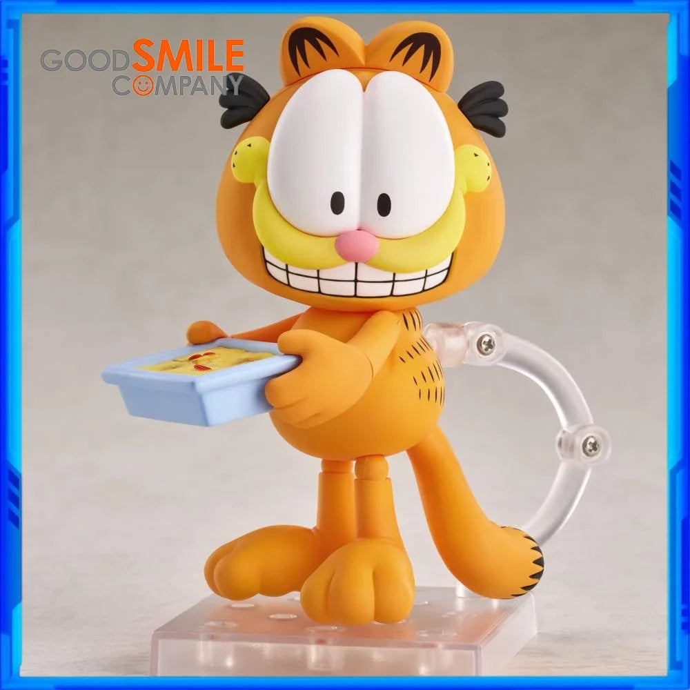 In Stock Original Good Smile Nendoroid 2638 The Garfield Show Garfield GSC Anime Action Figures Model Toys