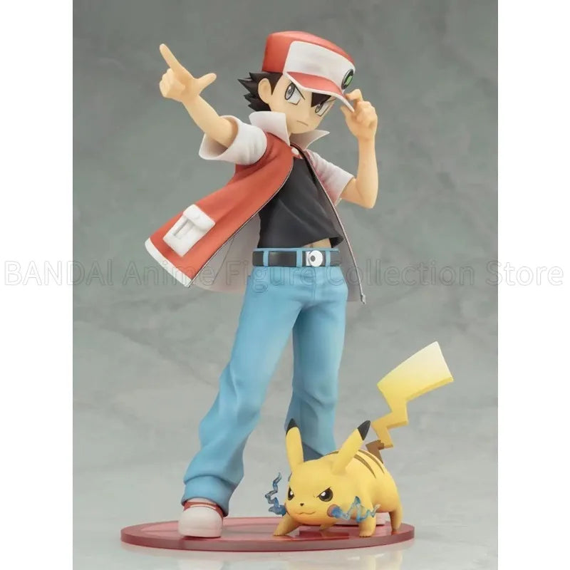 In Stock Original Kotobukiya Pokemon Figure Series GREEN with EIEVUI RED with PIKACHU 1/8 Scale Pre-Painted Figure Anime Toys