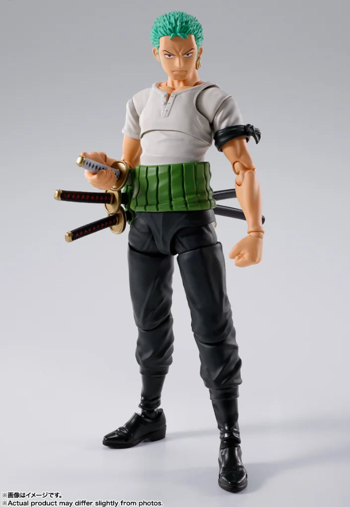 100% Original in Stock Bandai S.H.Figuarts SHF One Piece Monkey D. Luffy Romance Dawn Character Model Toy Gift Collection