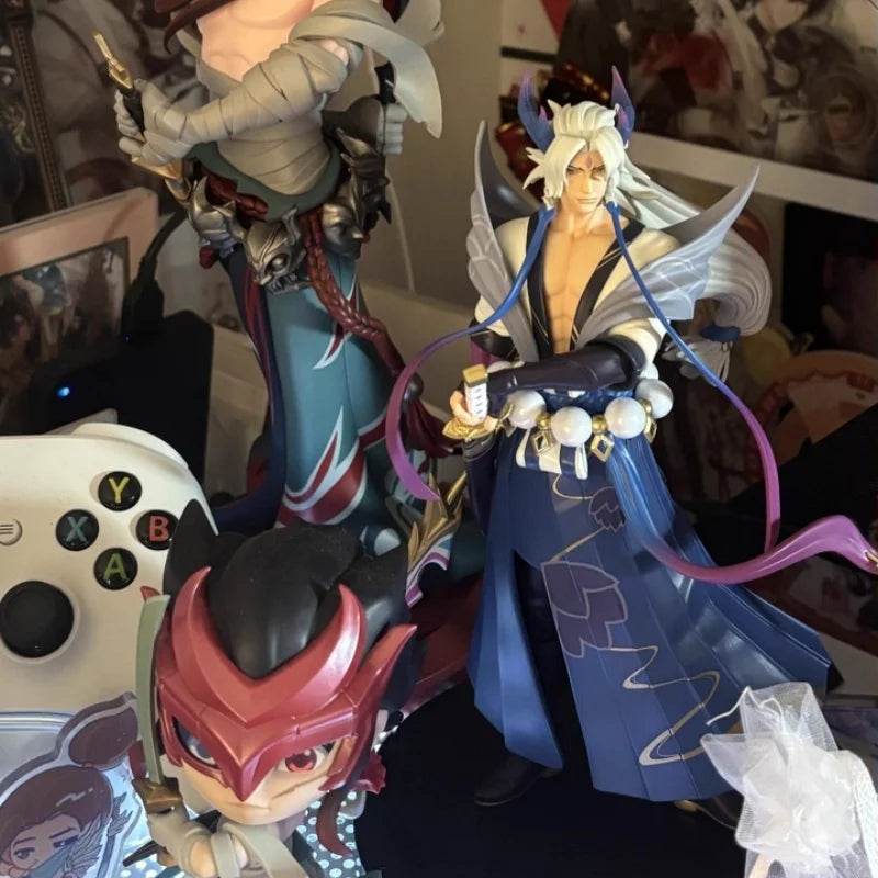 In Stock League Of Legends Lol Soul Lotus Yone Anime Action Figure Pretty Classic Charm Collectible Gift Series Ornaments
