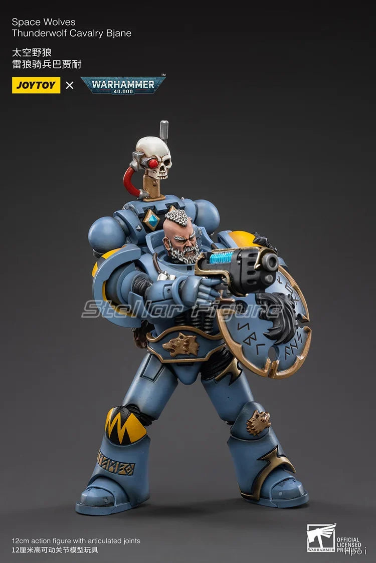 【SF】JOYTOY 1/18 Action Figure Space Wolves Thunderwolf Cavalry Frode Bjane Model Toys Gifts Collection Ornaments