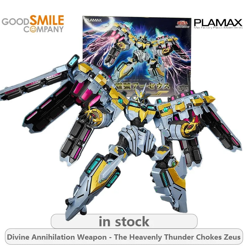 GSC Original PLAMAX Yu-Gi-Oh! Series Der himmlische Donner erstickt Zeus Anime Actionfigur Modell Spielzeug Ornamente Geschenke für Jungen