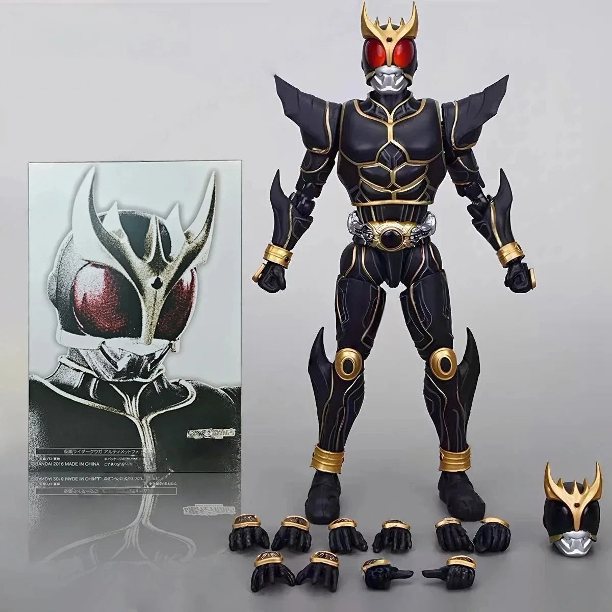 New Bandai Shf Kamen Rider Kabuto Basic Form 10th Anniversary Commemorative Bone Carving Action Figure Boy's Birthday Toy Gift