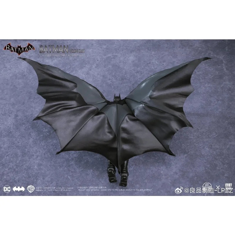 U-P-Finegures Original 1\12 Batman - Arkham Knight Series V8.04 Battle Suit Batman Anime Action Figure Model Toys Gifts Fo Boys