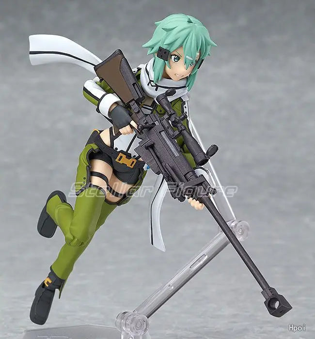 【SF】In Stock Original Max Factory Figma241 Sword Art OnlineⅡ Sinon Figures Model Anime Collection