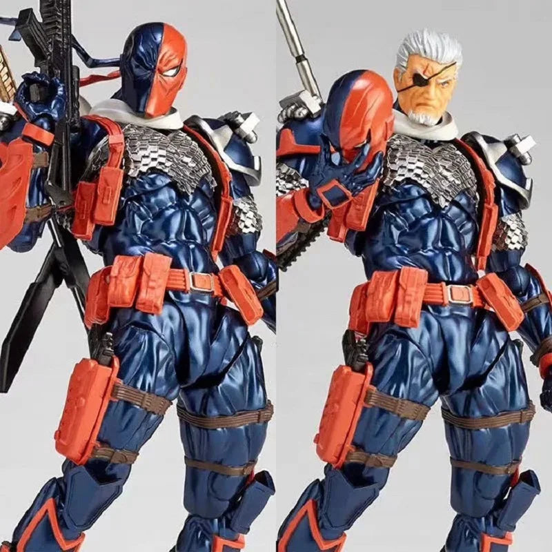 Deathstroke Yamaguchi Style Anime Figure 17cm Joint Mobility Action Figurescollection Model Desktop Decor Gift Toy Custom Gifts