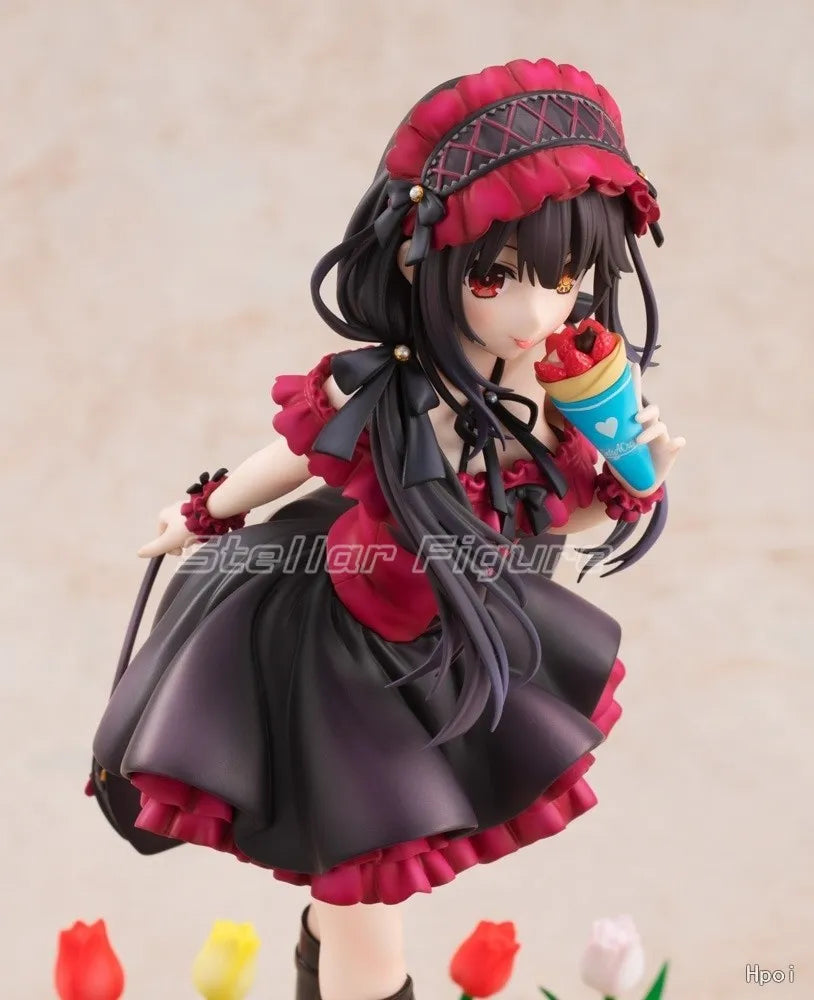 【SF】In Stock Original KADOKAWA KDcolle Date A Live Kurumi Tokisaki 1/7 Scale Figures Model Collection Anime