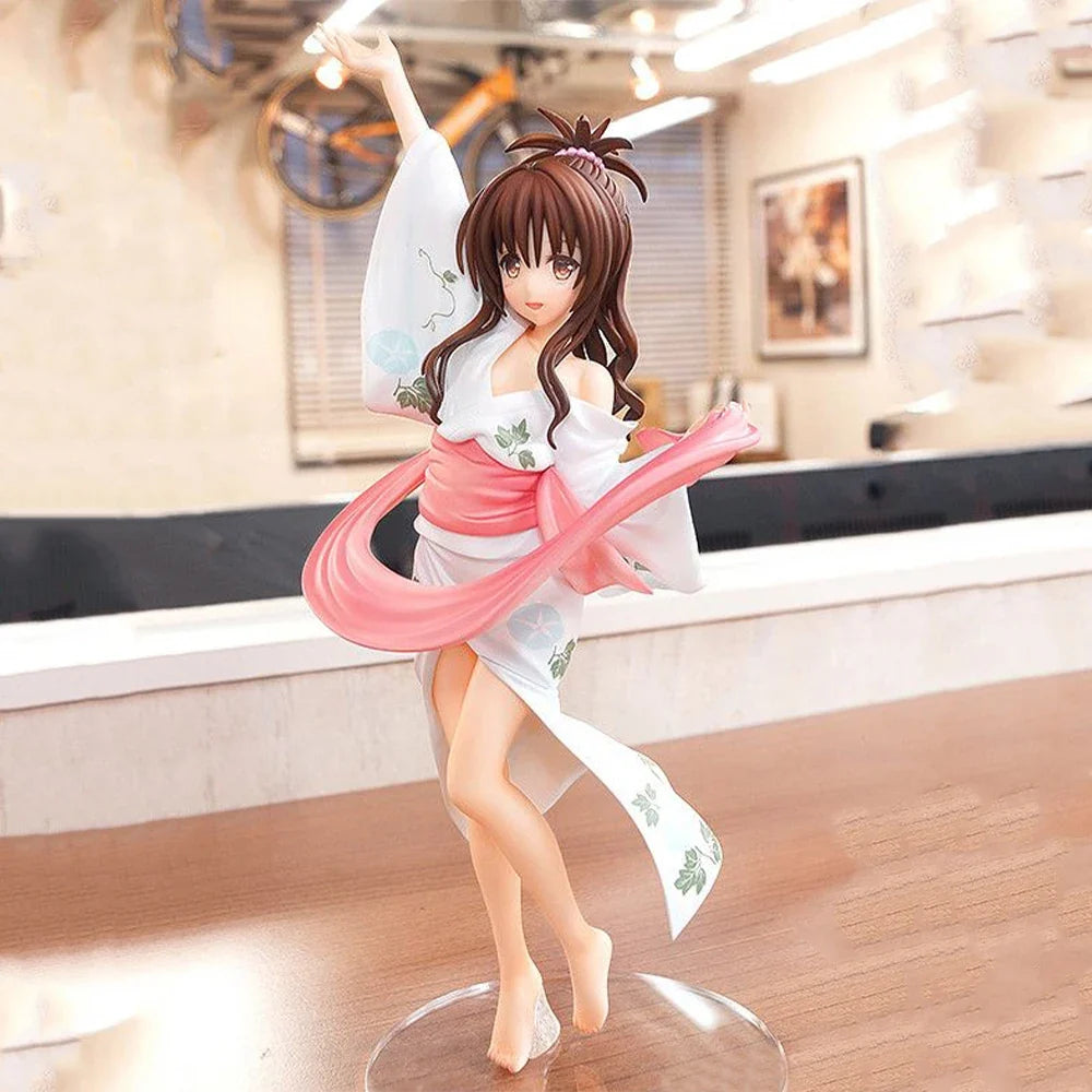 Anime Figure Lala Satalin Deviluke swimsuit action figures Momo Belia Deviluke figurine Yuuki Mikan statues PVC dolls gifts 24cm