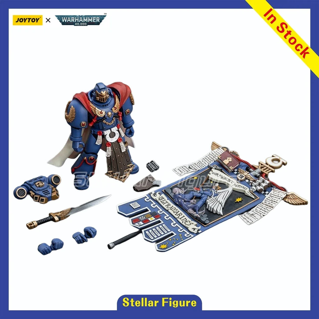 【SF】JOYTOY Warhammer 40K 1/18 Action Figure Ultramarines Honour Guard Chapter Ancient Model Toys Gifts Collection